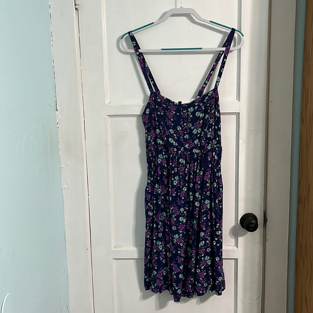 Torrid navy blue floral sundress